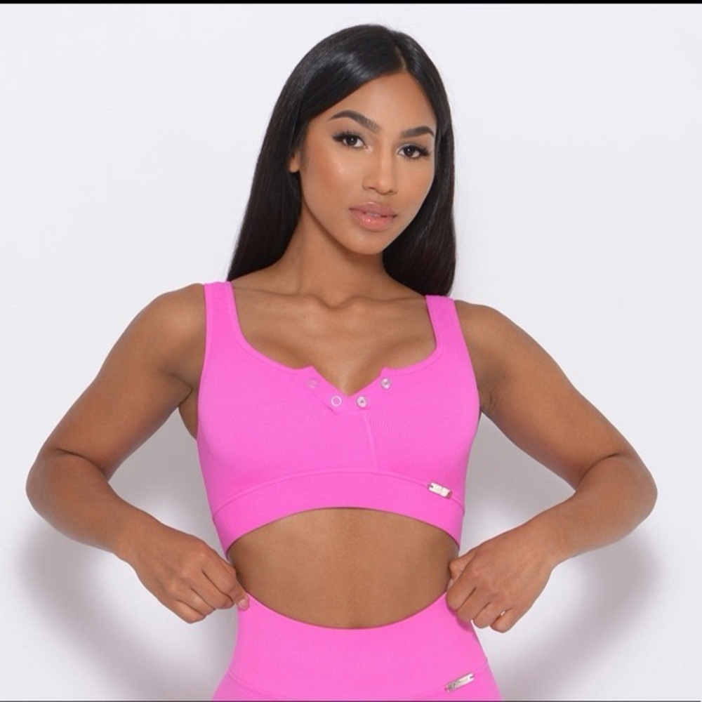 Bombshell Sportswear seamless sports bra hot pink XS/S